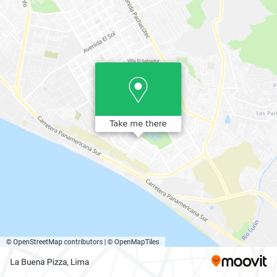 La Buena Pizza map