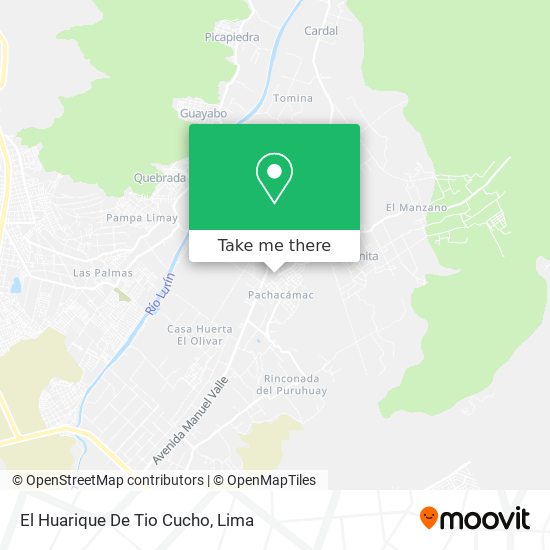 El Huarique De Tio Cucho map