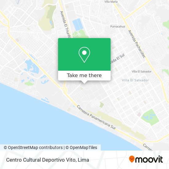 Centro Cultural Deportivo Vito map