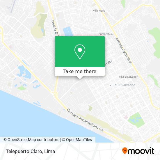 Telepuerto Claro map