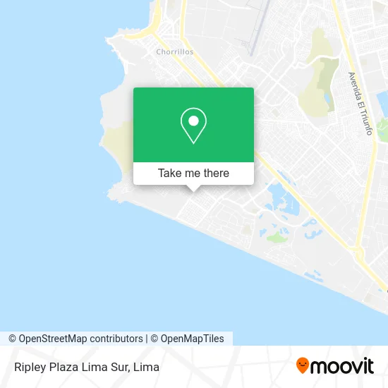 Ripley Plaza Lima Sur map