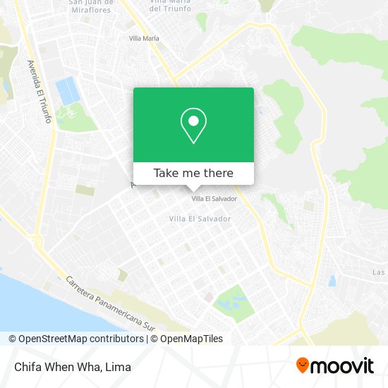 Chifa When Wha map