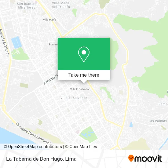 La Taberna de Don Hugo map