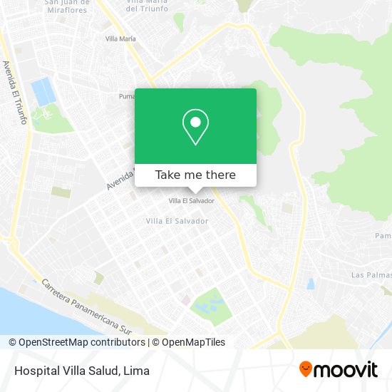 Mapa de Hospital Villa Salud