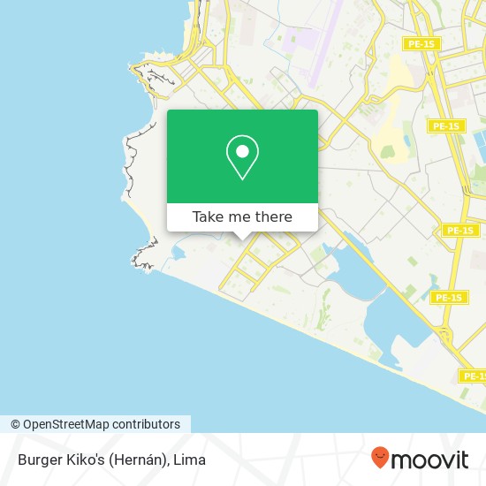 Burger Kiko's (Hernán) map