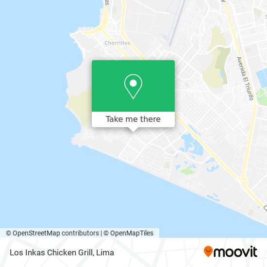 Los Inkas Chicken Grill map
