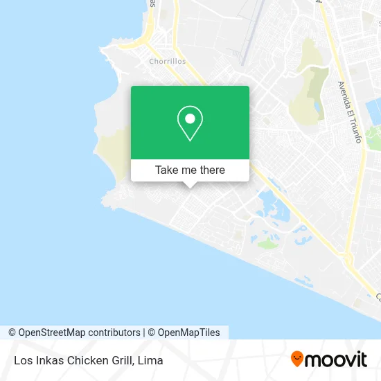 Los Inkas Chicken Grill map