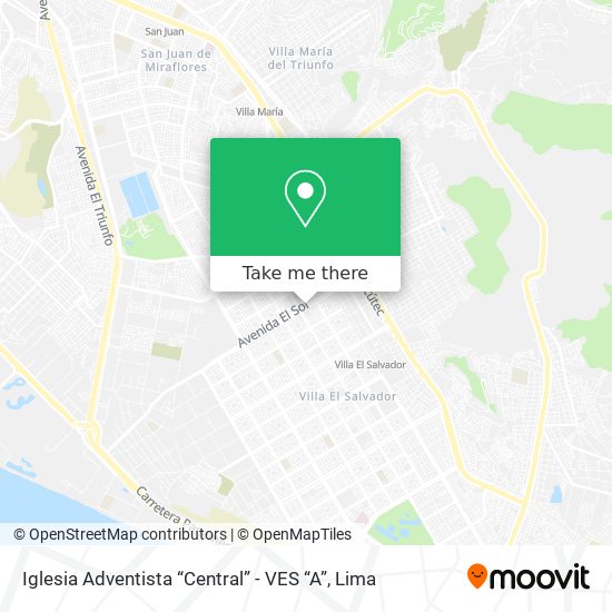 Iglesia Adventista “Central” - VES “A” map