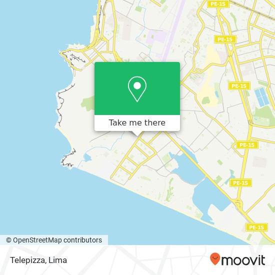 Telepizza map