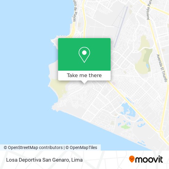 Mapa de Losa Deportiva San Genaro