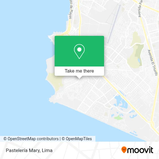 Pastelería Mary map