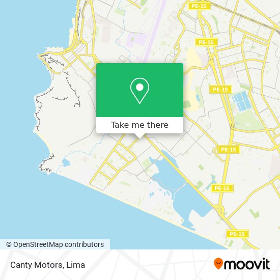 Mapa de Canty Motors