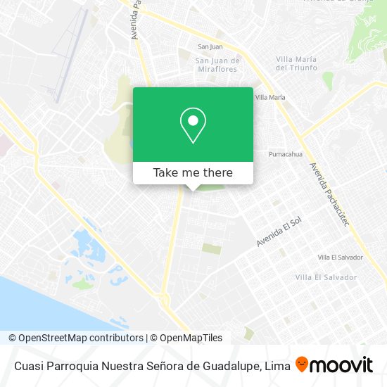 Cuasi Parroquia Nuestra Señora de Guadalupe map