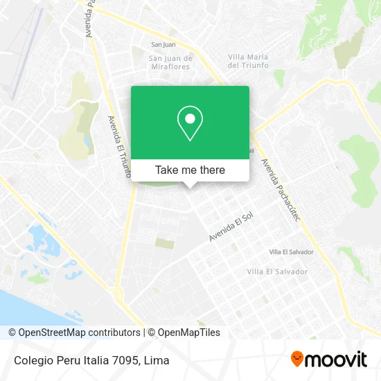 Colegio Peru Italia 7095 map