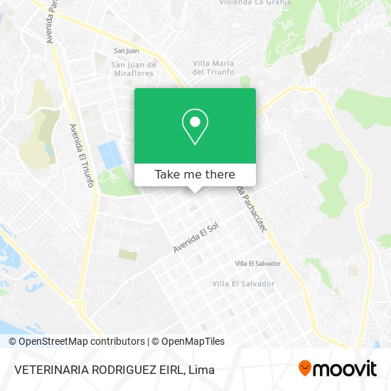 VETERINARIA RODRIGUEZ EIRL map