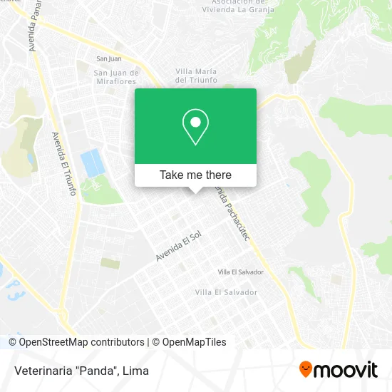 Veterinaria "Panda" map