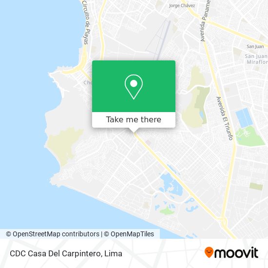 CDC Casa Del Carpintero map