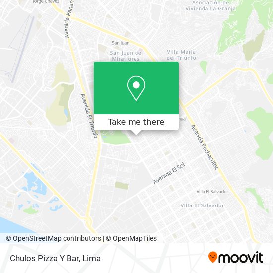 Chulos Pizza Y Bar map