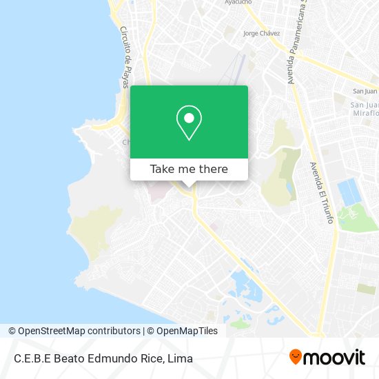 C.E.B.E Beato Edmundo Rice map