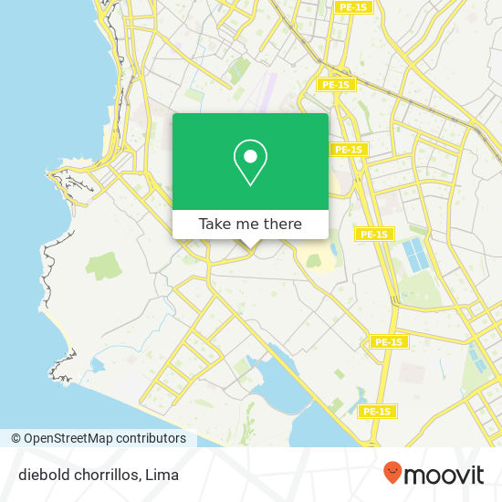 diebold chorrillos map