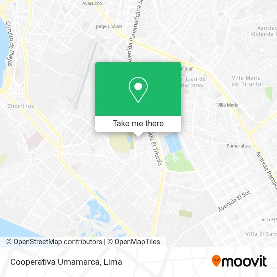 Cooperativa Umamarca map
