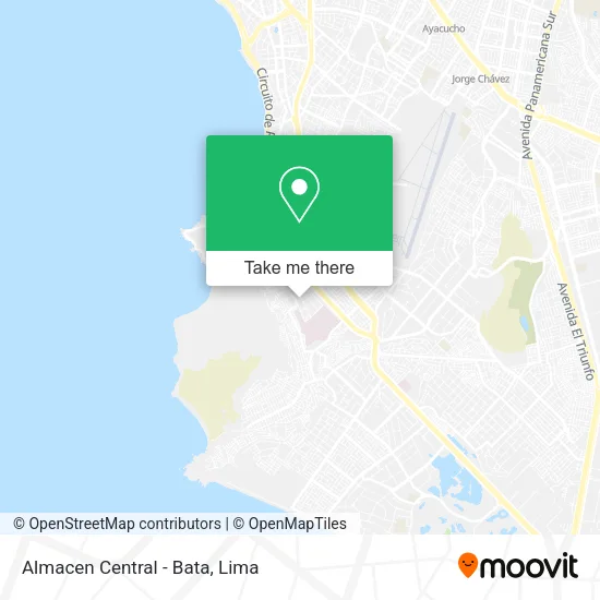 Mapa de Almacen Central - Bata