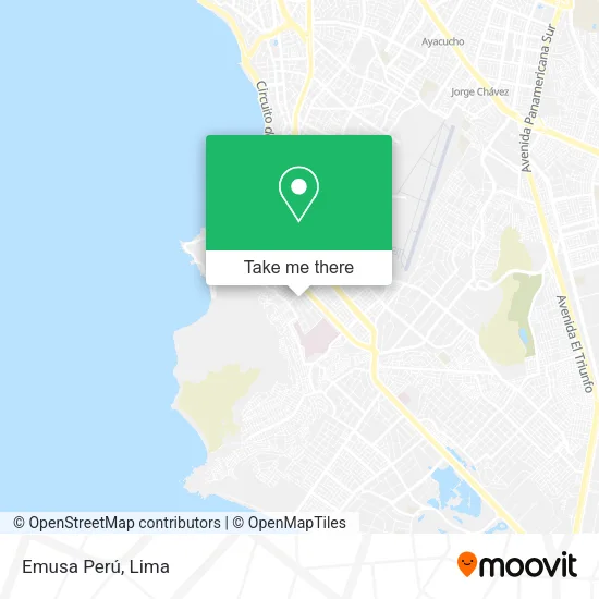 Emusa Perú map