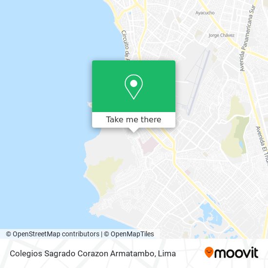Colegios Sagrado Corazon Armatambo map