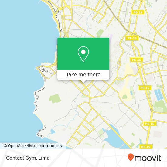 Contact Gym map