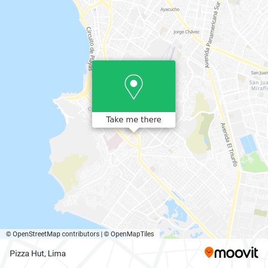 Pizza Hut map