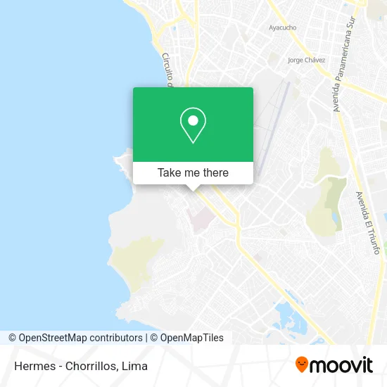 Mapa de Hermes - Chorrillos
