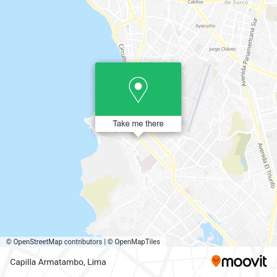 Mapa de Capilla Armatambo