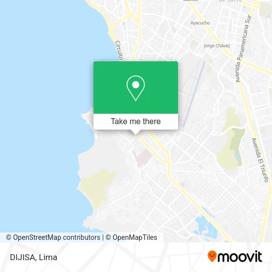 Mapa de DIJISA