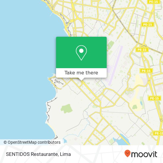 SENTIDOS Restaurante map