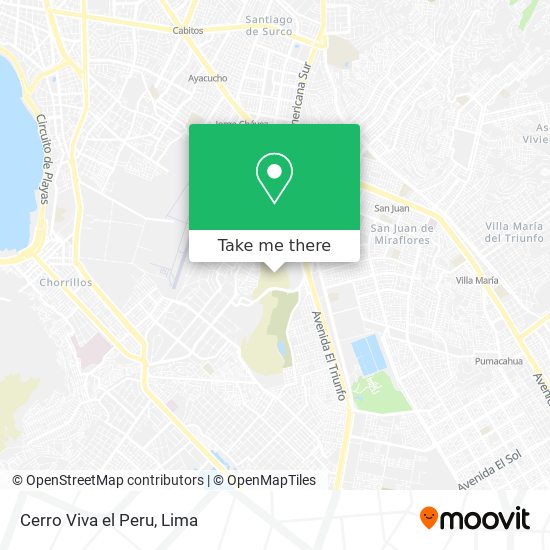 Mapa de Cerro Viva el Peru
