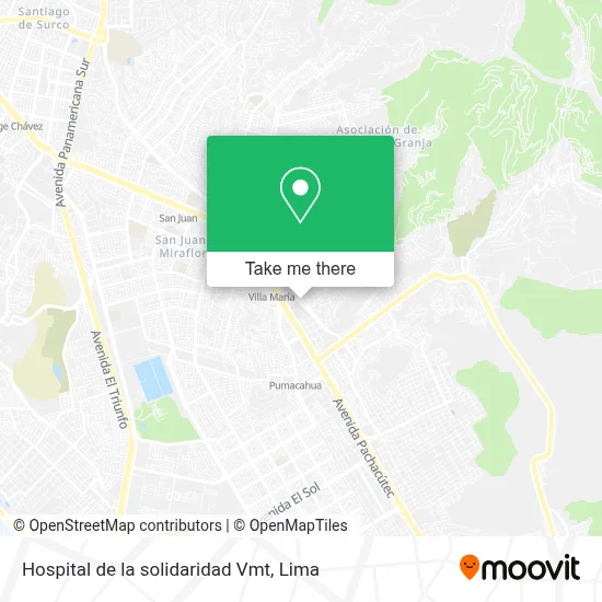 Hospital de la solidaridad Vmt map