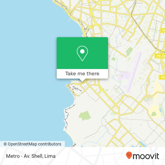 Metro - Av. Shell map