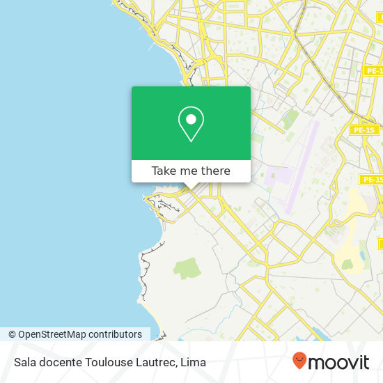 Sala docente Toulouse Lautrec map