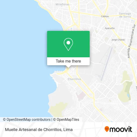 Muelle Artesanal de Chorrillos map
