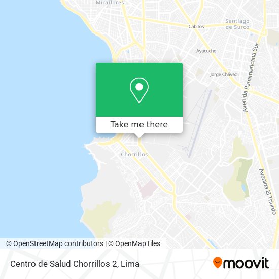 Centro de Salud Chorrillos 2 map