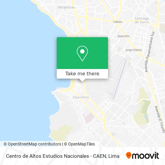 Centro de Altos Estudios Nacionales - CAEN map
