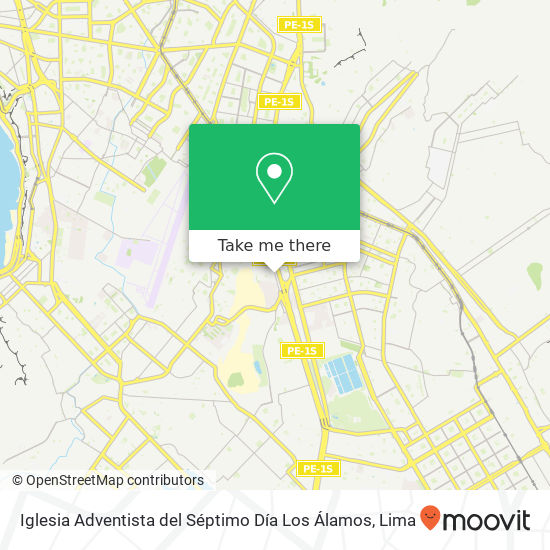 Iglesia Adventista del Séptimo Día Los Álamos map