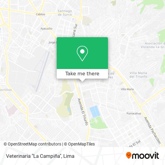 Veterinaria "La Campiña" map