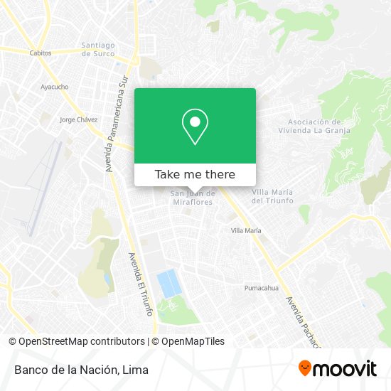 Banco de la Nación map