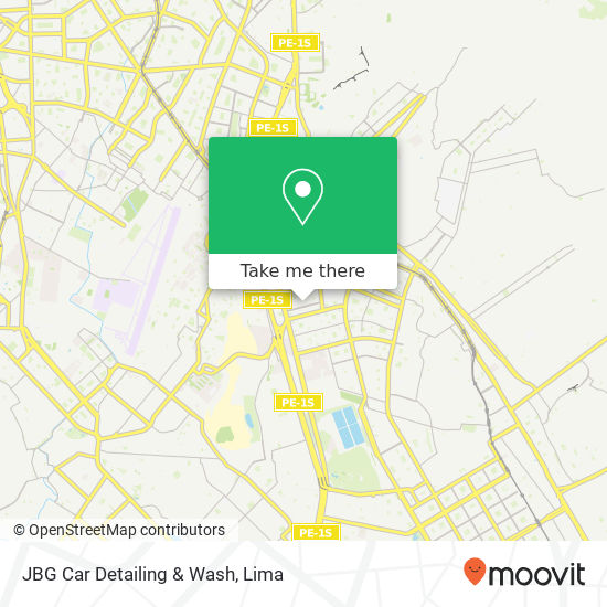 JBG Car Detailing & Wash map