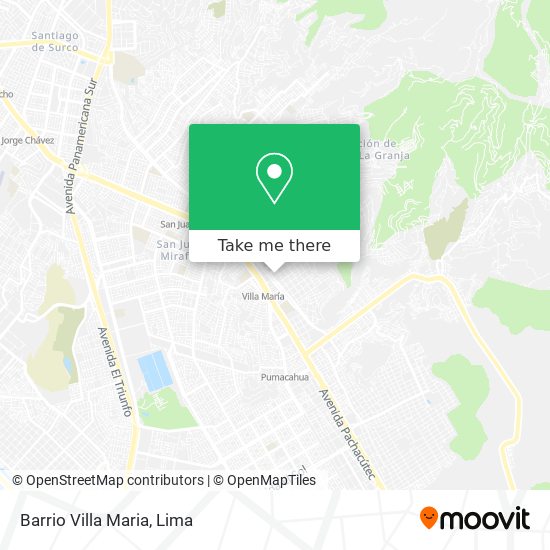 Barrio Villa Maria map