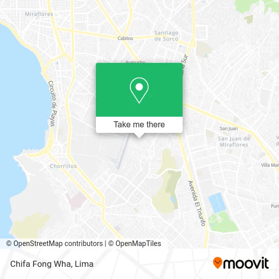 Chifa Fong Wha map