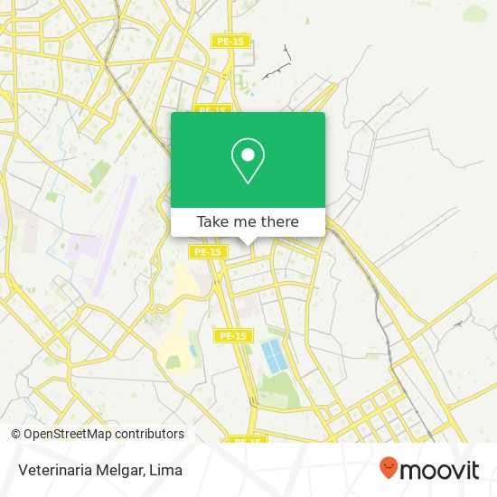 Veterinaria Melgar map