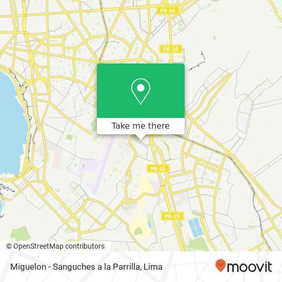 Miguelon - Sanguches a la Parrilla map