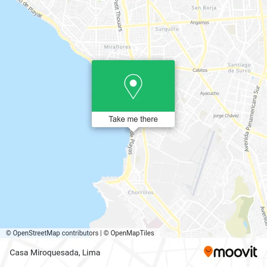 Casa Miroquesada map